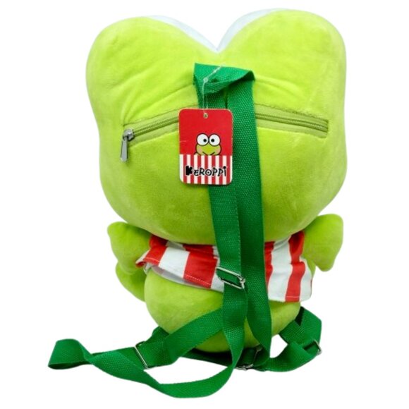 SANRIO~Keroppi Plush Mini Backpack~NEW WITH TAG - Picture 3 of 5
